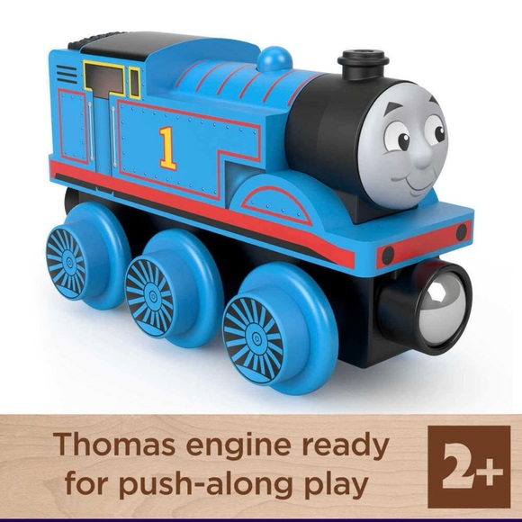 Vintage Thomas and friends wooden railway train THOMAS the tank engine magnetic - Picture 7 of 8